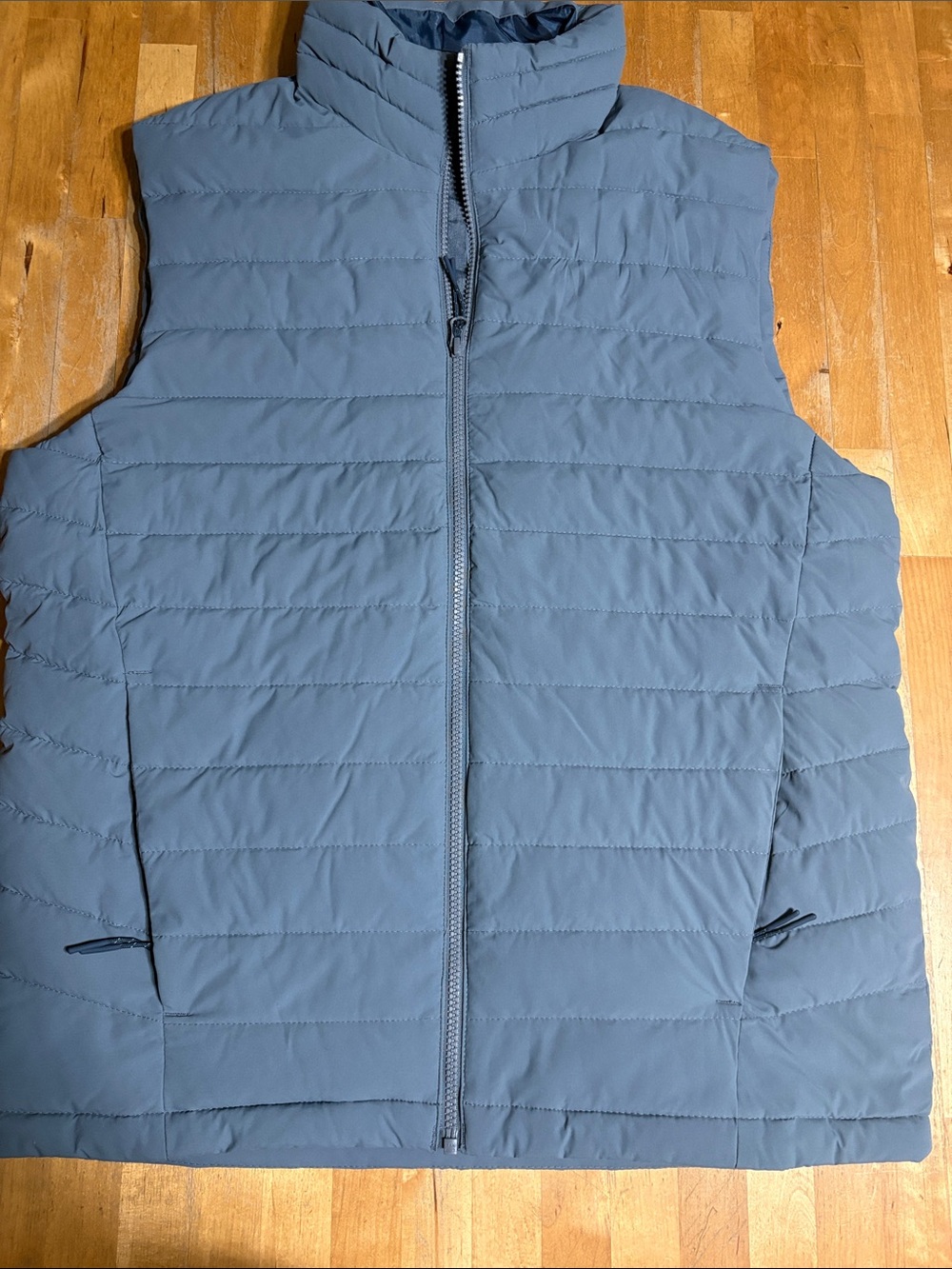Wind River Men's Quilted Puffer Vest - Slate Blue
